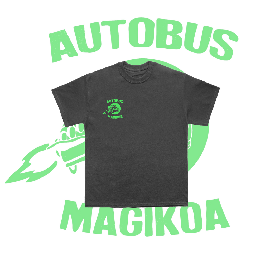 Aurre Salmenta · Kamiseta Autobus Magikoa Berdea