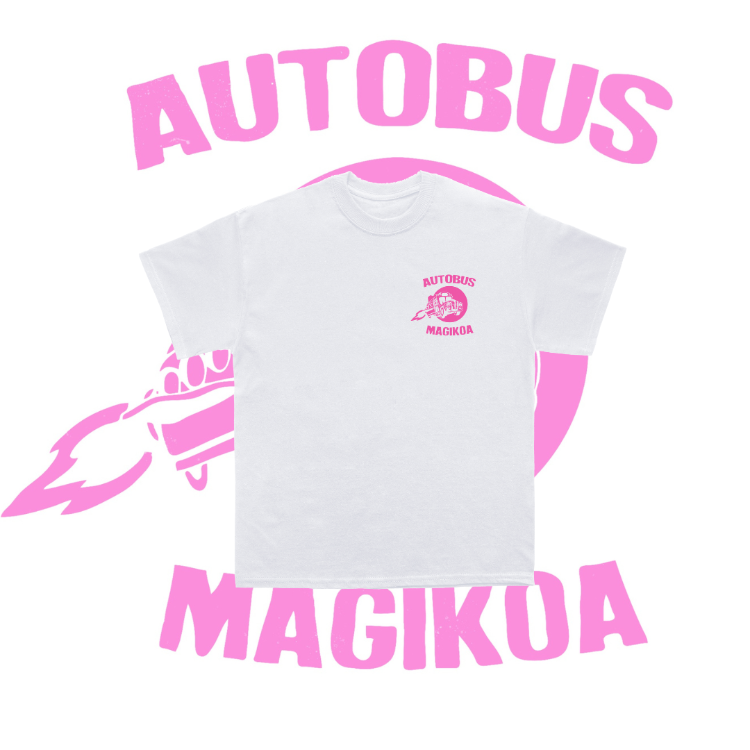 Aurre Salmenta · Kamiseta Autobus Magikoa Arrosa