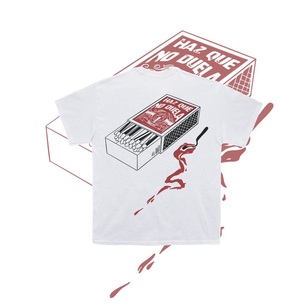 BLCK. · Camiseta Cerillas Blanca