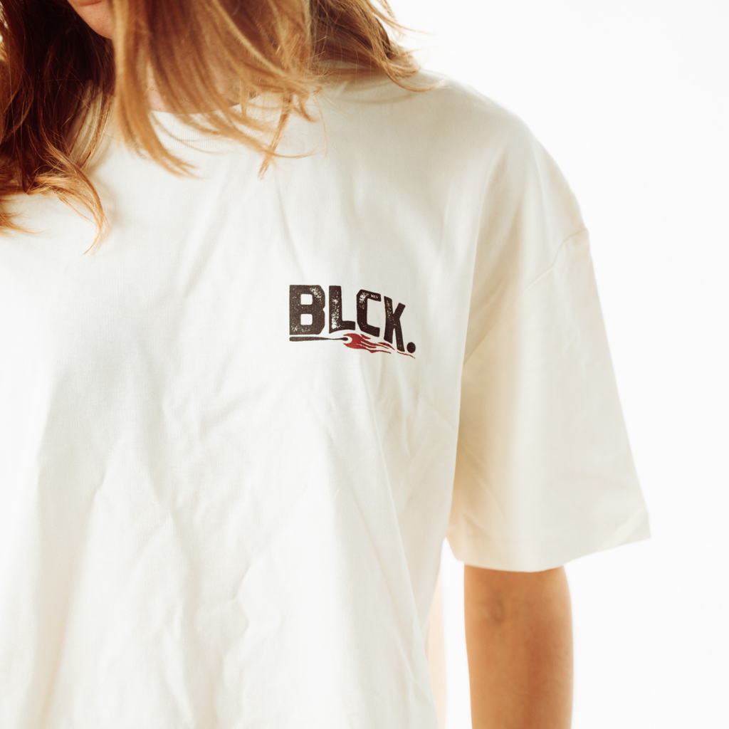 BLCK. · Camiseta Cerillas Blanca