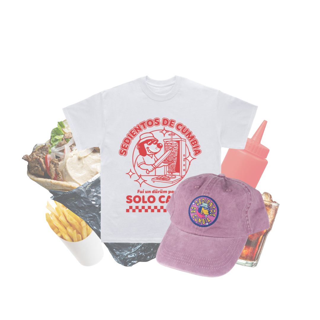 Sedientos de Cumbia · Pack Solo Carne + Gorra
