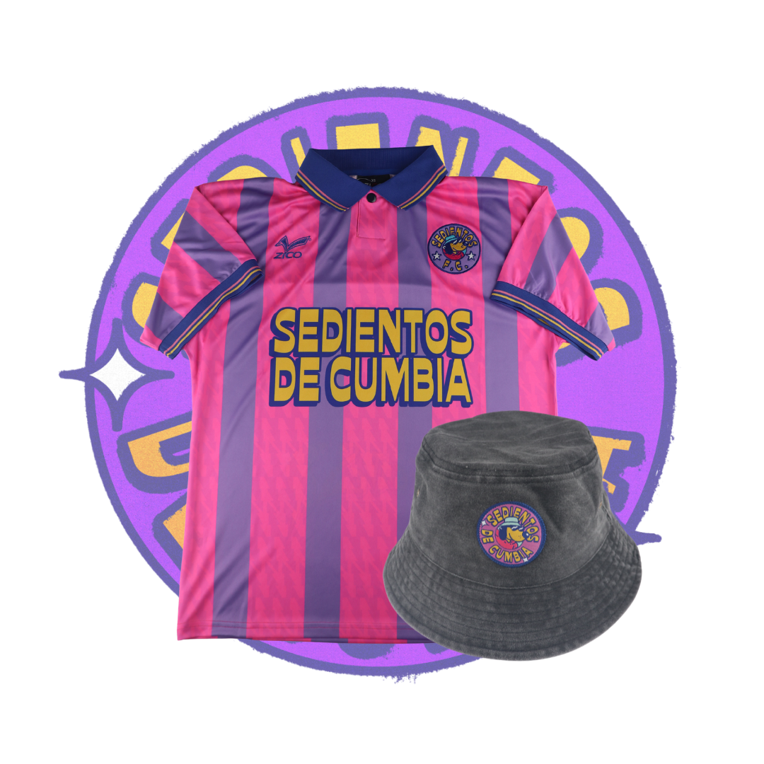 Sedientos de Cumbia · Pack Sedientos FC + Bucket Hat