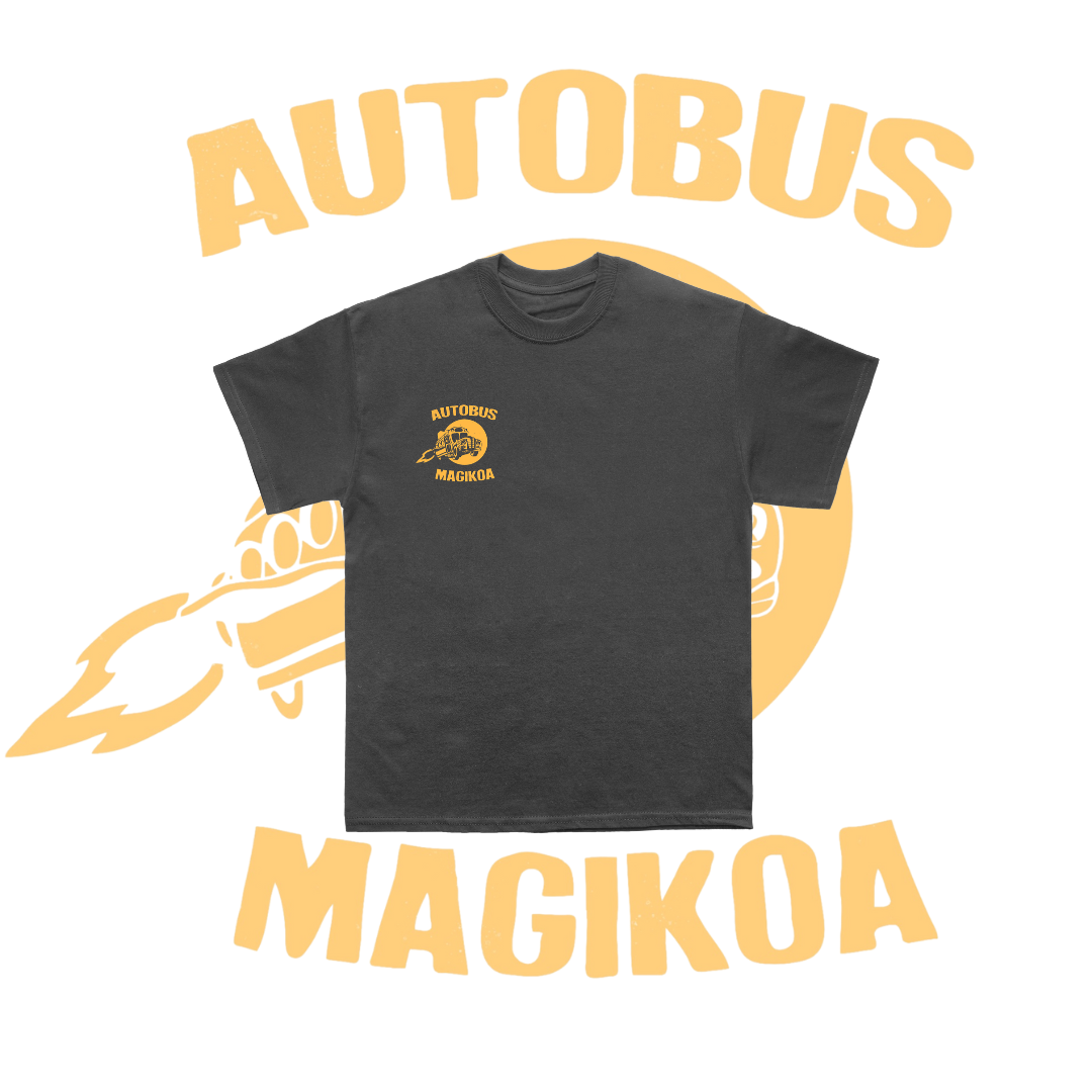 Aurre Salmenta · Kamiseta Autobus Magikoa Laranja