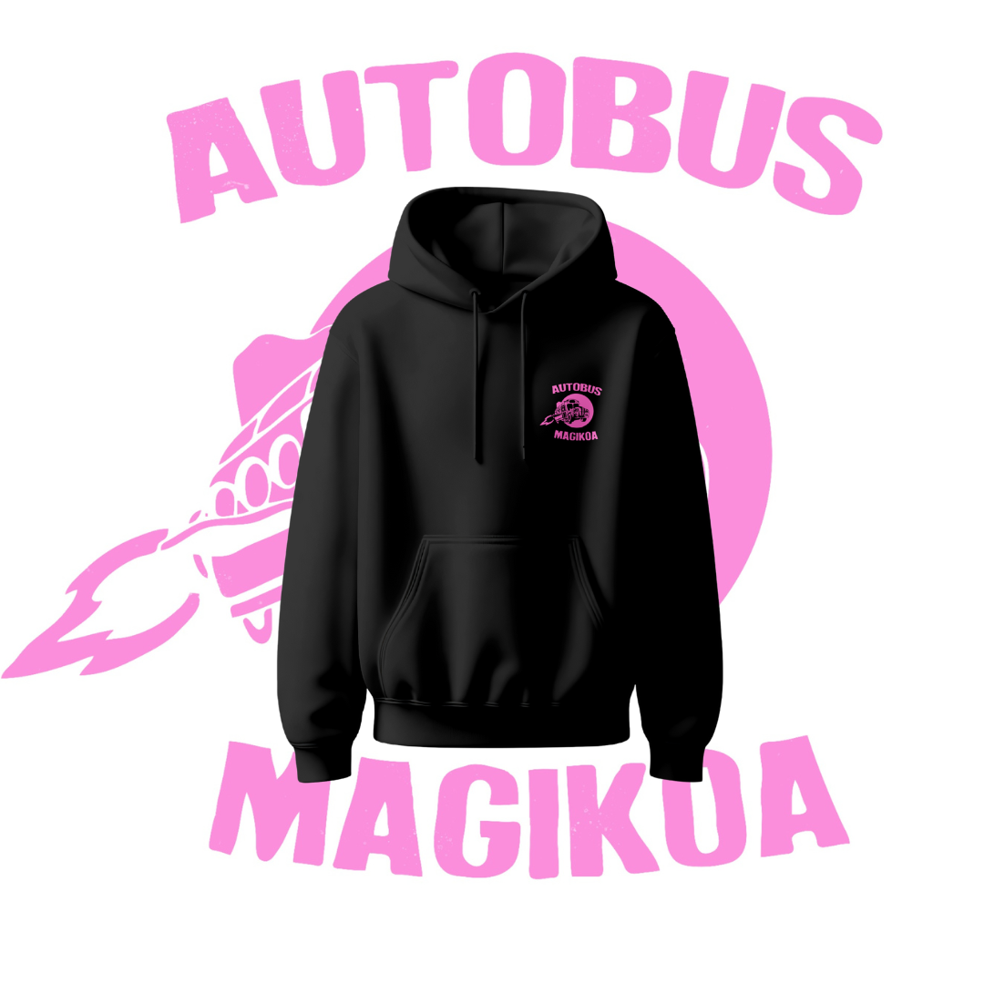Aurre Salmenta · Sudadera Autobus Magikoa Arrosa