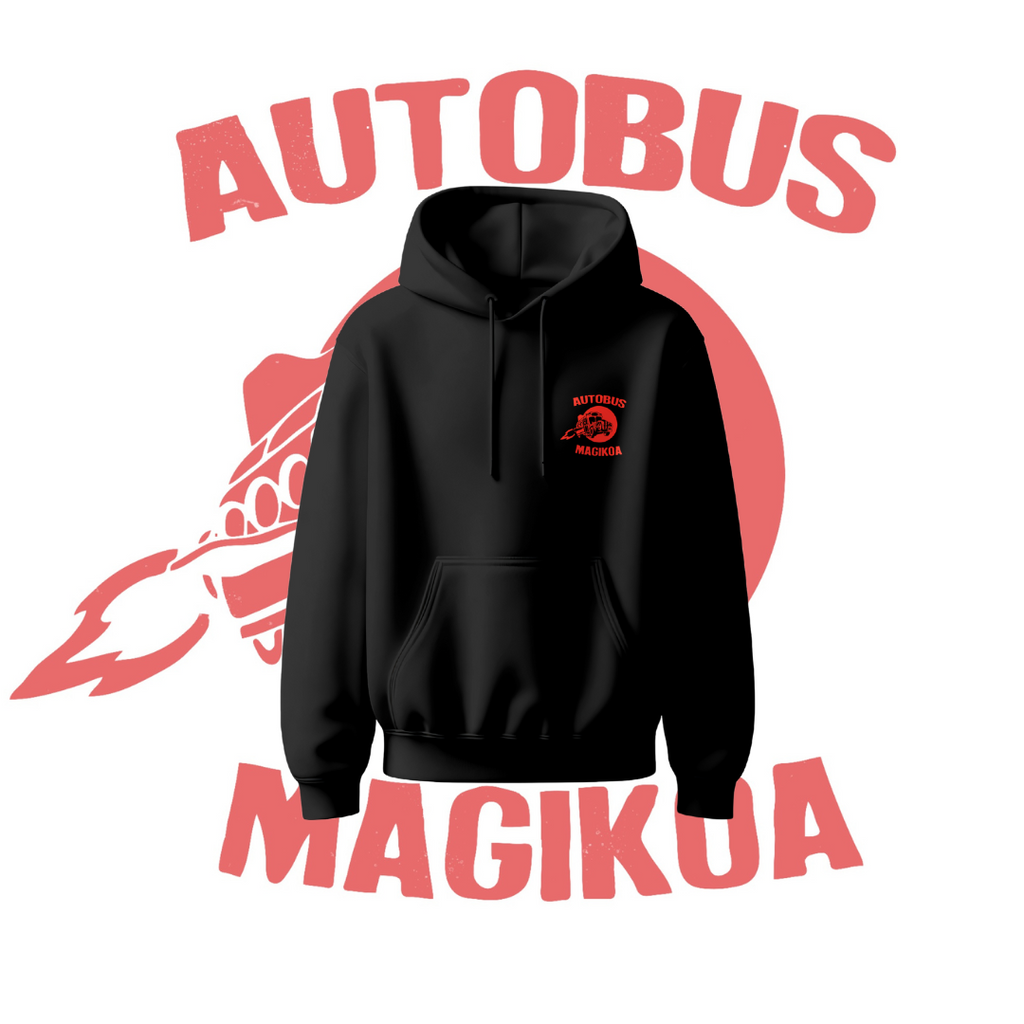 Aurre Salmenta · Sudadera Autobus Magikoa Gorria